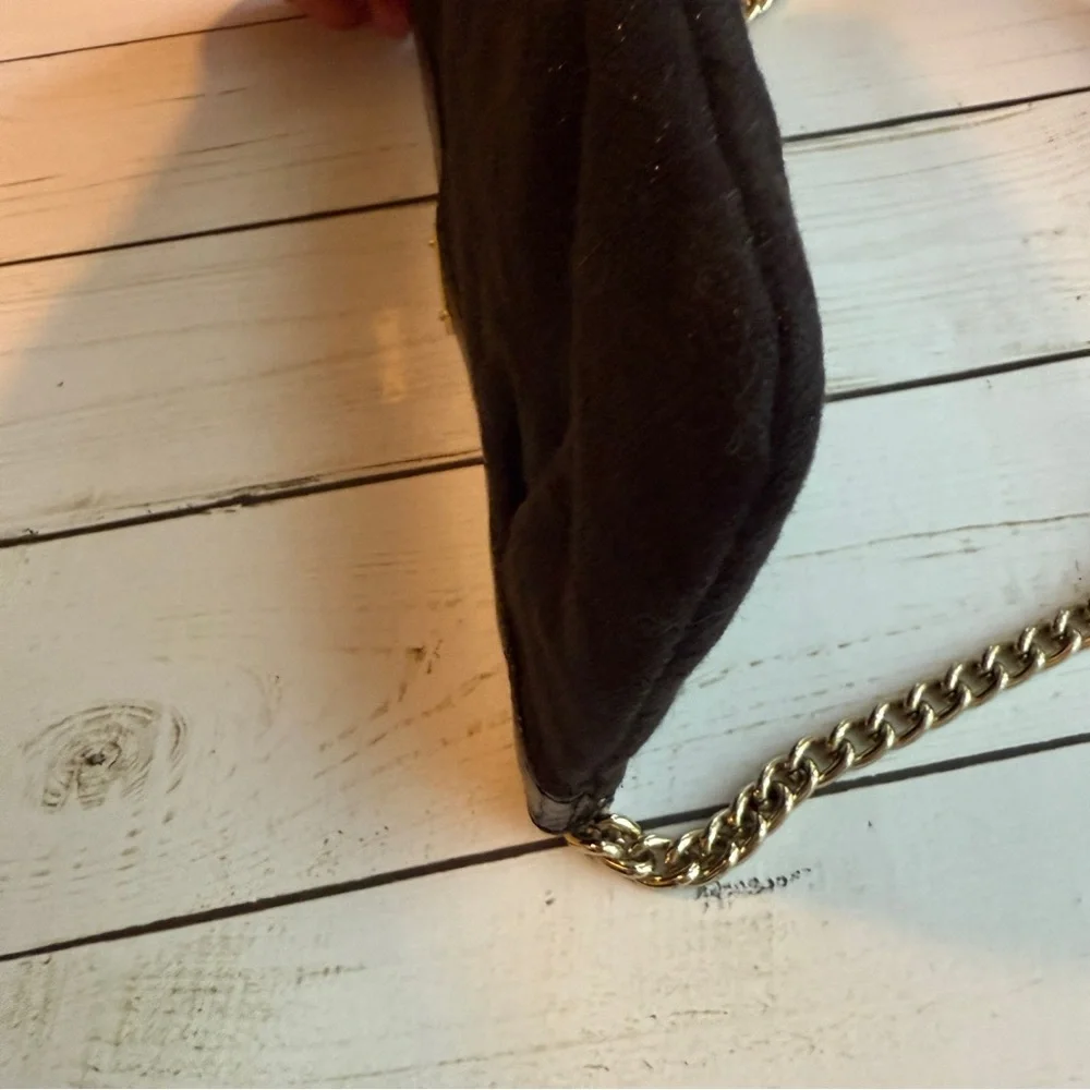 Kate Spade‎ | STORYBOOK Lining Shimmery Black Shoulder Bag, Vintage